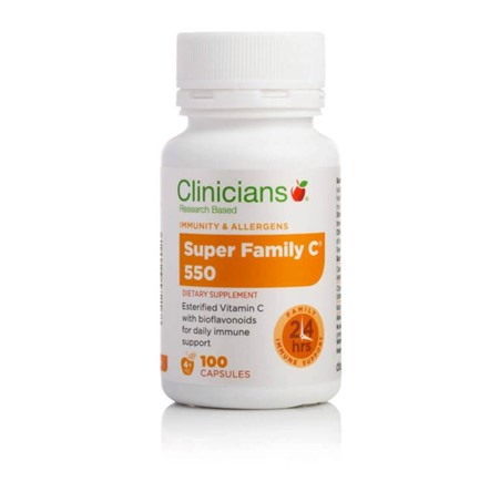 Clinicians Super Family C 550 100caps